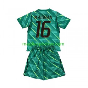 Completo Calcio Francia Mike Maignan 16 Portiere Bambino Divisa Terza Mondiali 2026